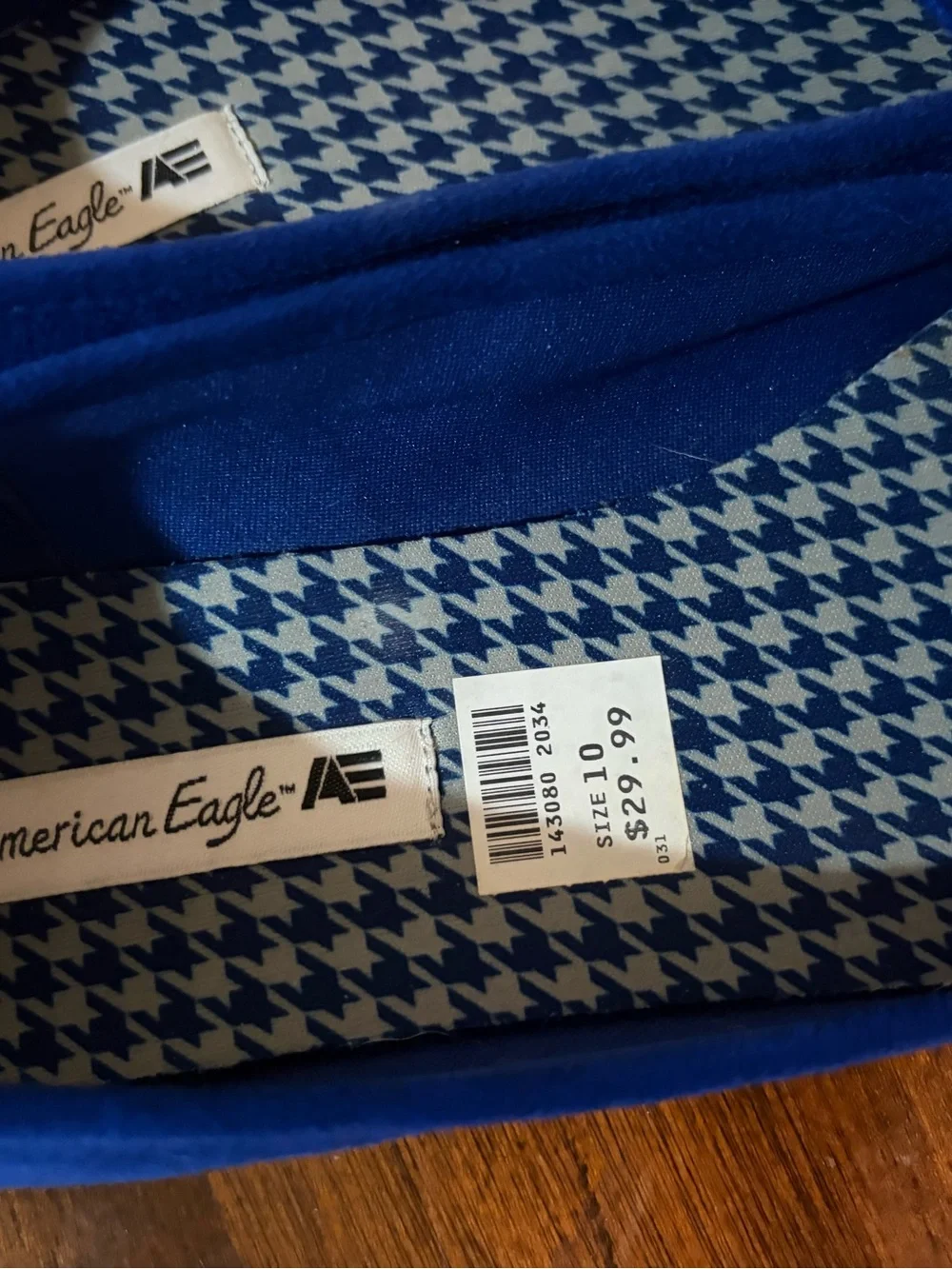 American Eagle Outfitters Cobalt Blue Suede Penny Loafers - Picture 3 of 3